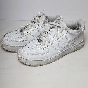 Nike Air Force 1 White Sneakers Youth Size 5Y Women Size 6.5